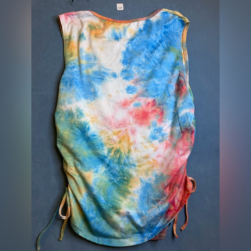Forever Rose Couture Multicolor Tie-Dye Top‎